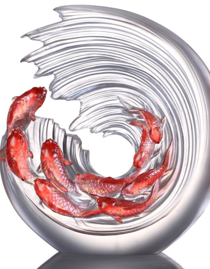 Picture of LIULI CRYSTAL ART CRYSTAL KOI (LIMITED EDITION)