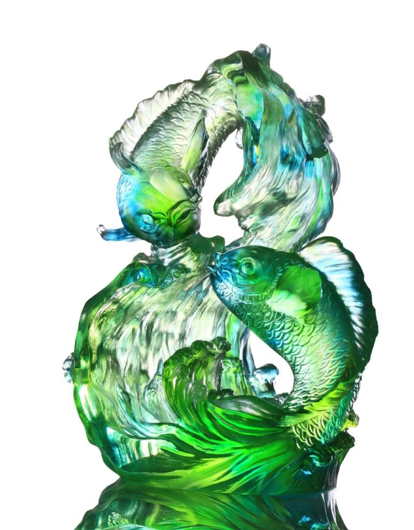 Picture of LIULI CRYSTAL ART CRYSTAL KOI INFINITY (LIMITED EDITION)