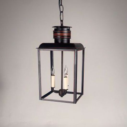Picture of BARN LANTERN, SMALL, TOLE PAINTED