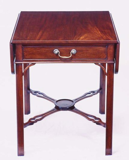 Picture of CHIPPENDALE STYLE MAHOGANY DROP LEAF TABLE