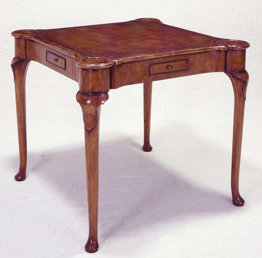 Picture of QUEEN ANNE STYLE WALNUT GAME TABLE