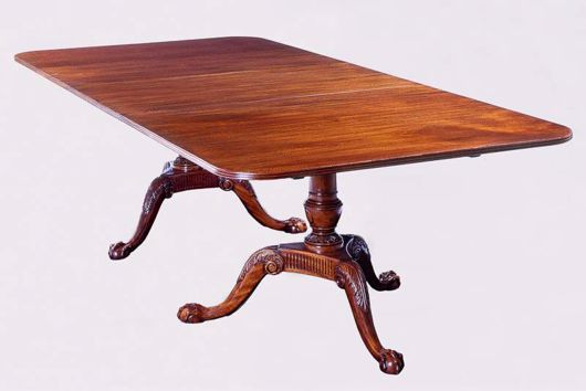 Picture of GEORGE III STYLE MAHOGANY DINING TABLE