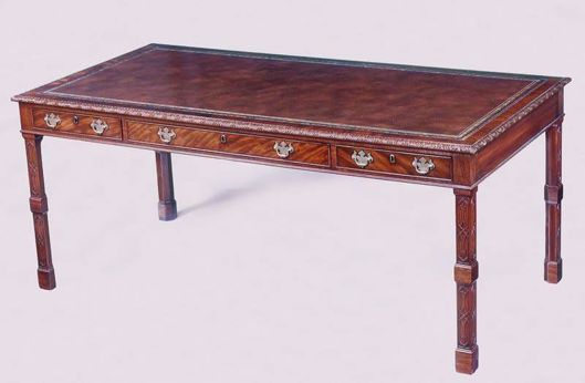 Picture of CHIPPENDALE STYLE MAHOGANY WRITING DESK