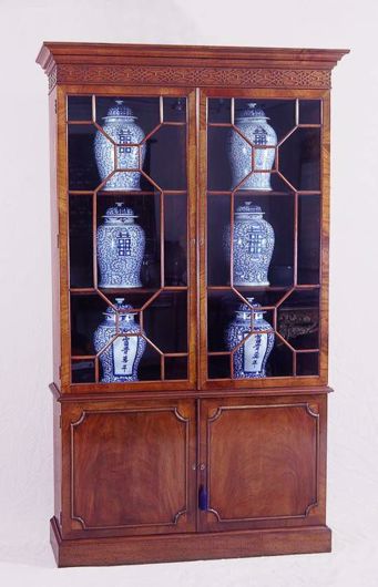 Picture of GEORGE III STYLE MAHOGANY DISPLAY CABINET