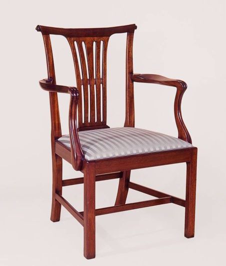 Picture of CHIPPENDALE STYLE MAHOGANY DINING CHAIR