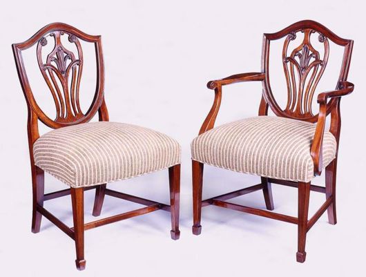 Picture of GEORGE III STYLE MAHOGANY DINING CHAIR