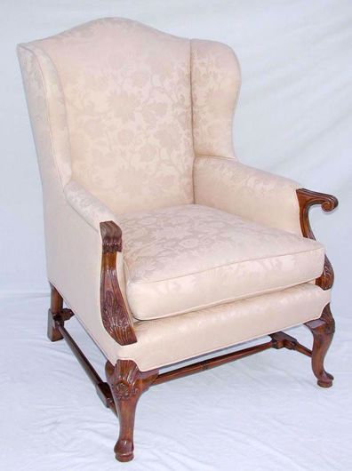 Picture of GEORGE II STYLE WALNUT WING CHAIR